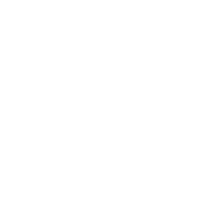 logotipo Cuéntame, dos manos estrechando una flor, en blanco